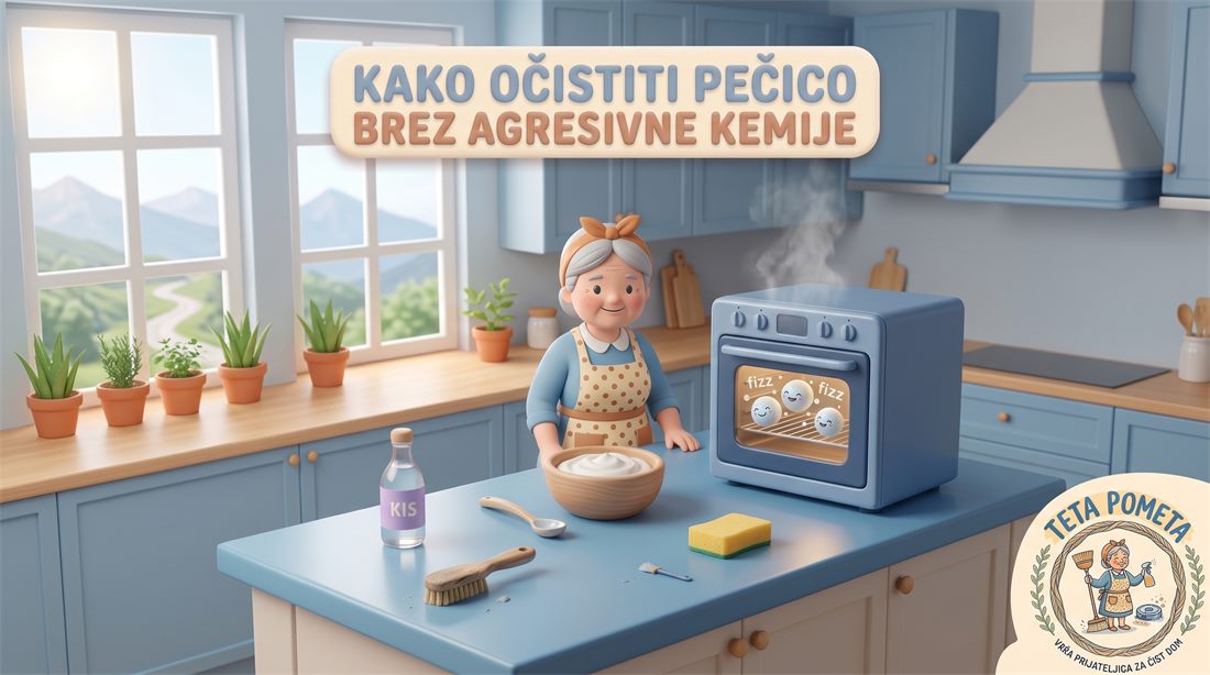 Kako očistiti pečico brez agresivne kemije